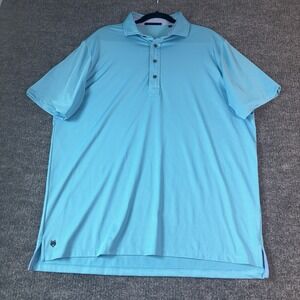 Greyson Polo Shirt Mens XL Blue Wolf Logo
Performance Golf Sport Modern Top